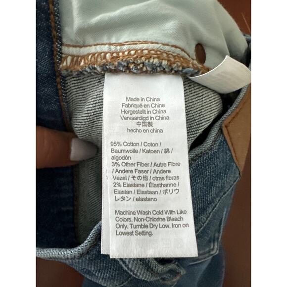 Madewell The Perfect Vintage Jean Raw-Hem Edition Size 26 Classic Basic - Picture 9 of 9